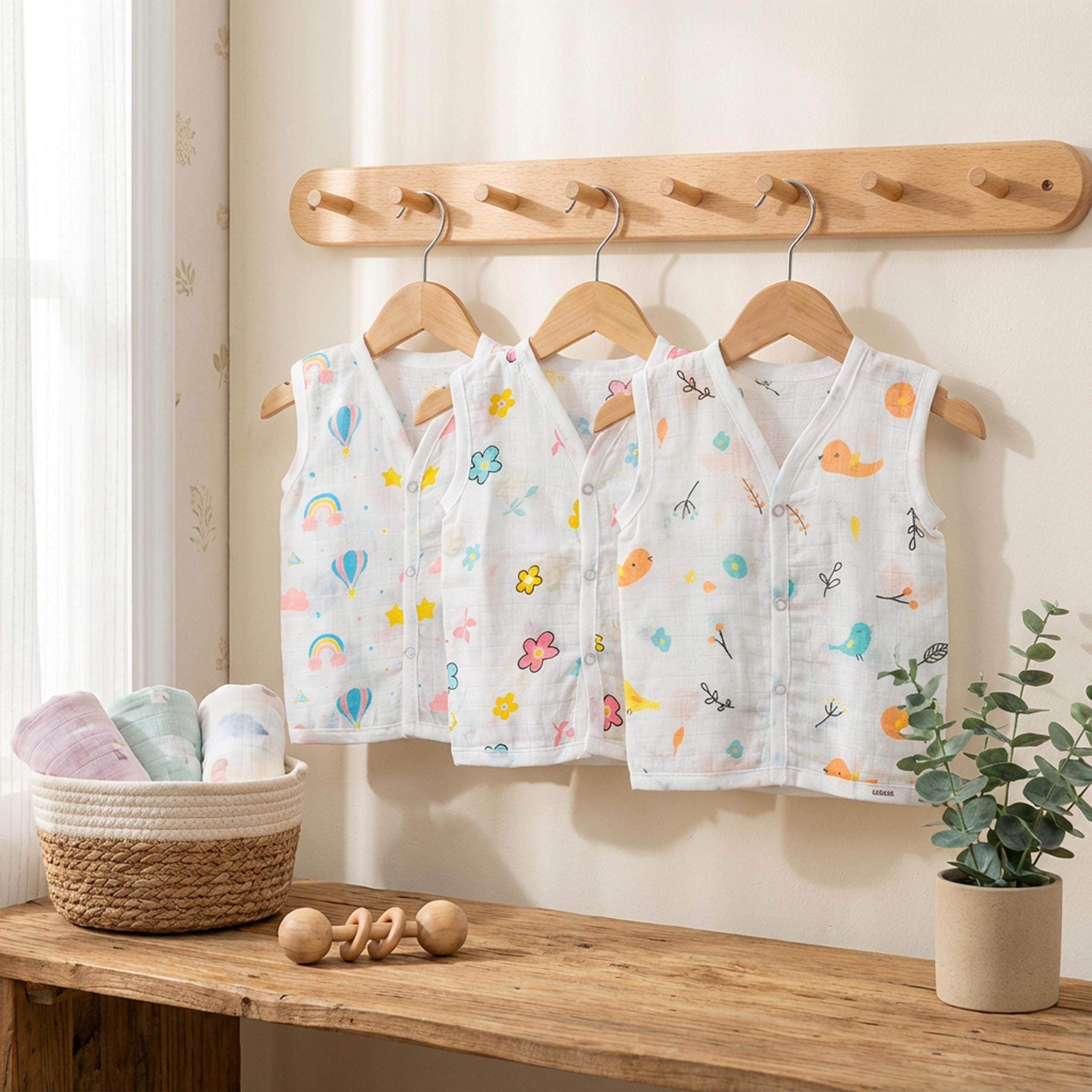 Classic White Jhablas - 3pcs set