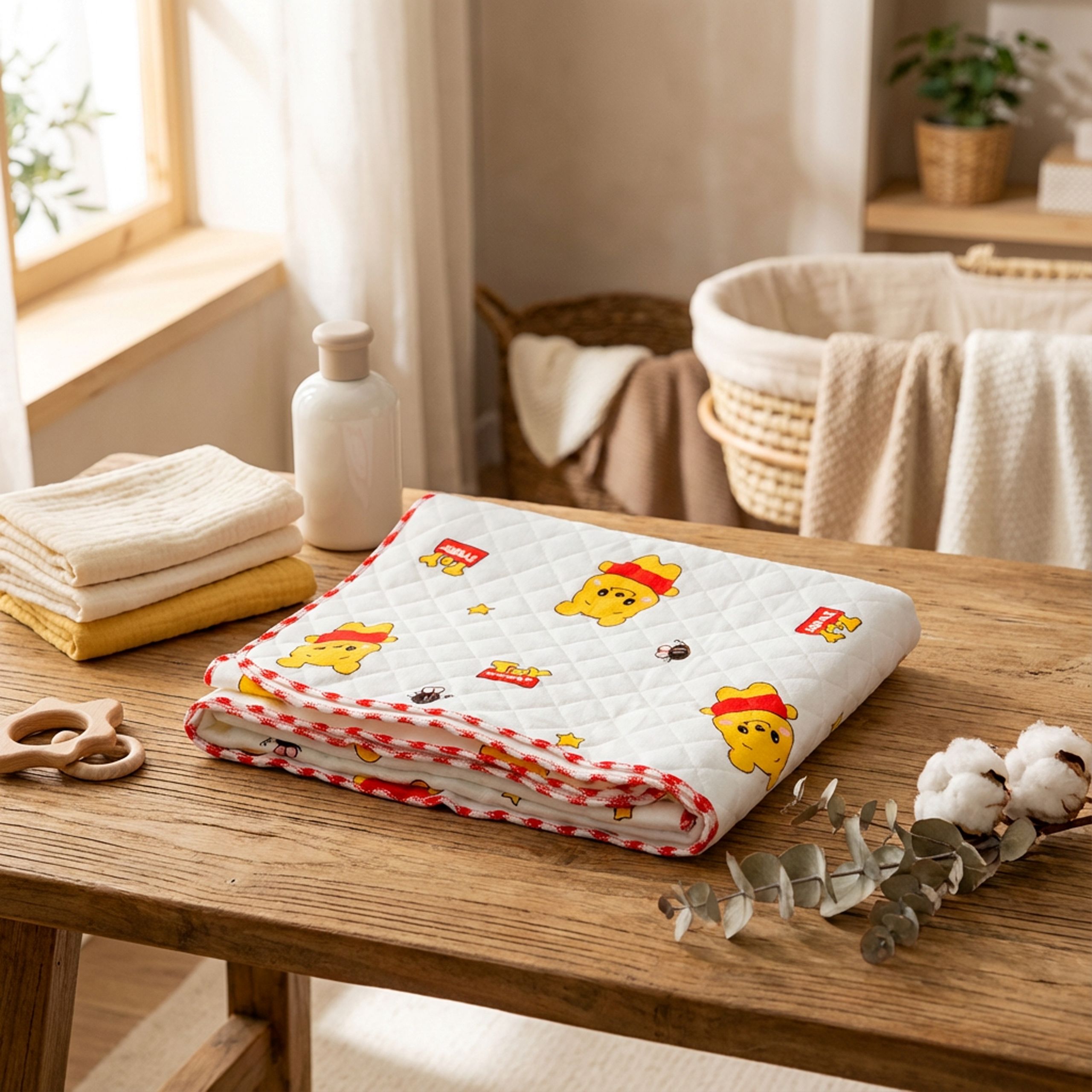 Baby Blanket - Diamond puff finish