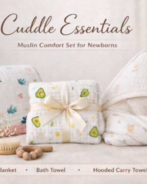 Cuddle Essentials - Muslin comfort kit for Newborns