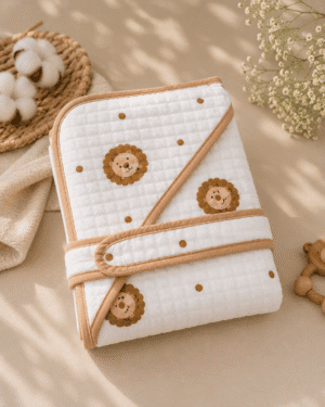 Muslin Hooded Carry Towel with Belt