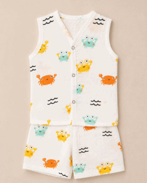 Muslin Unisex Co-ord sets 3-6M