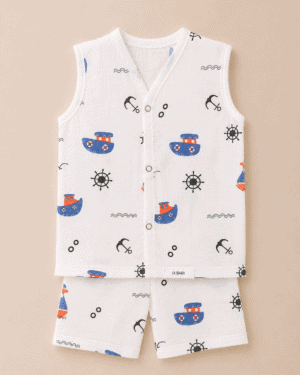 Muslin Unisex Co-ord sets 6-12M